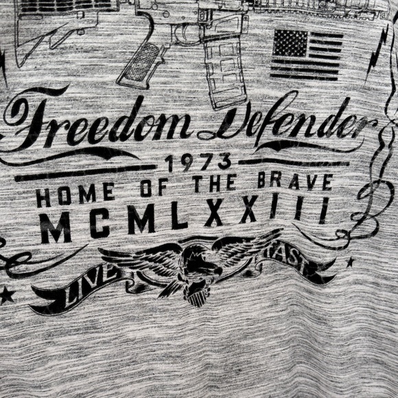 Affliction Black and Gray Graphic Tee - Picture 3 of 8